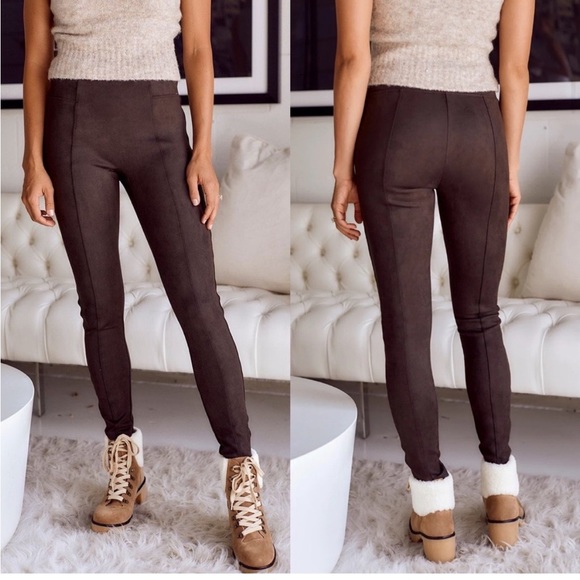 NWT Spanx Suede Leggings - Picture 6 of 7